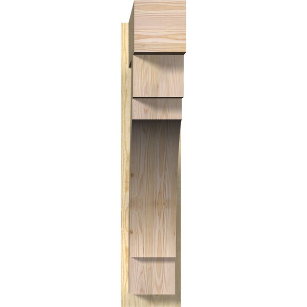 Merced Block Rough Sawn Outlooker, Douglas Fir, 8W X 38D X 38H